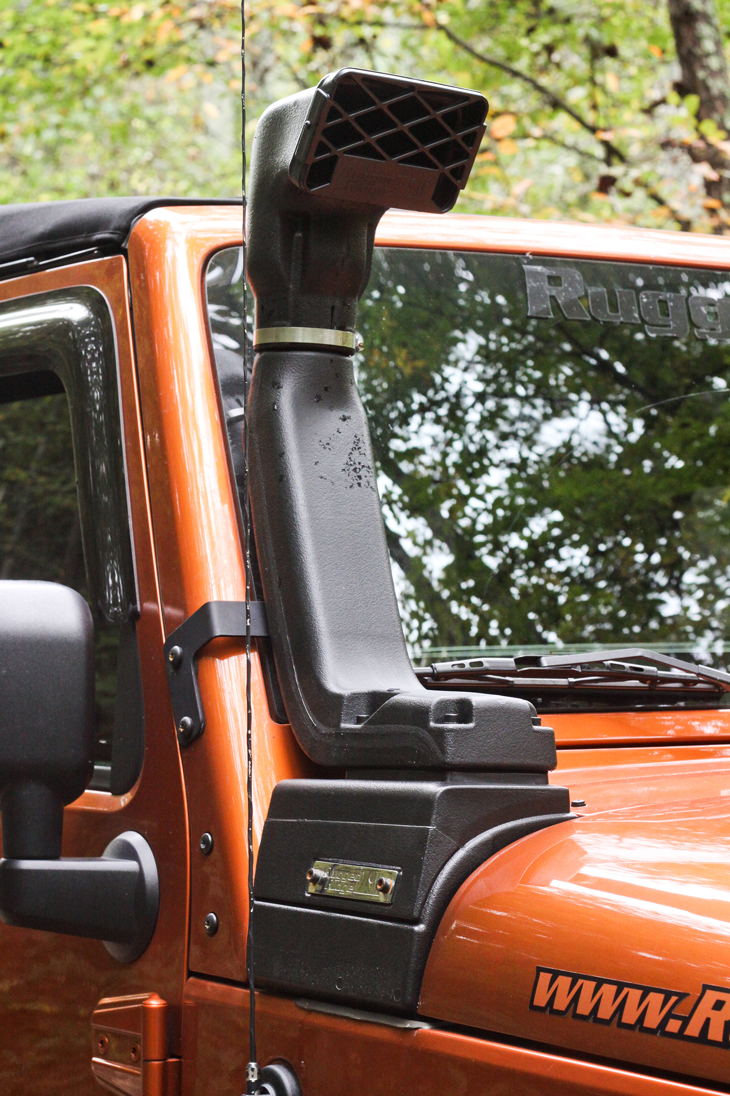 RUGGED RIDGE 17756.21 XHD Snorkel Kit; 07-18 Jeep Wrangler JK, 3.6