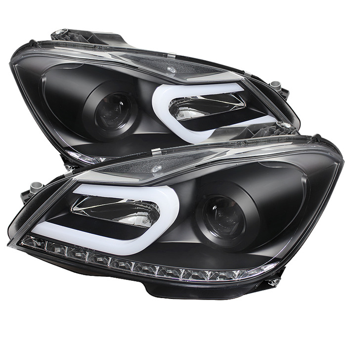 ( Spyder Signature ) Mercedes Benz W204 C-Class 12-13 Projector Headlights  - Hal