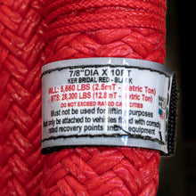 Load image into Gallery viewer, 00072 - Bridle Kinetic Energy Rope - Max Ratings -2.jpg