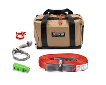 Load image into Gallery viewer, 00485-08 Owyhee Kit - tan medium bag- green hitchlink.jpg