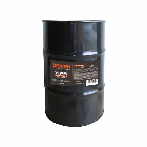 Driven Racing Oil 00920 XP5 20W-50 Semi-Synthetic Racing Oil - 54 Gallon Drum