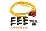 ACCEL 3008 Spark Plug Wire Set- 7mm-Super Stock-Copper Core-Universal Straight Boots-Yellow