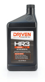 Driven Racing Oil 01606 HR3 10W-30 Synthetic Hot Rod Oil - 1 Quart Bottle