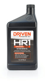 Driven Racing Oil 02106 HR1 15W-50 Conventional Hot Rod Oil - 1 Quart Bottle