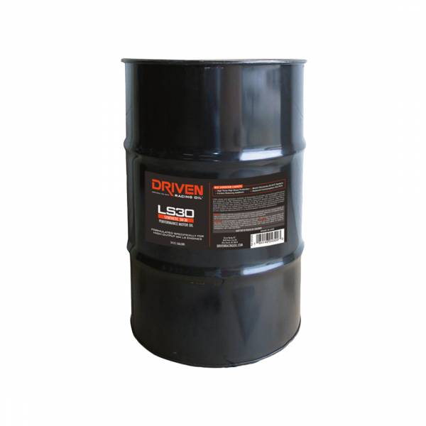 Driven Racing Oil 02920 LS30 Motor Oil, 54G Drum