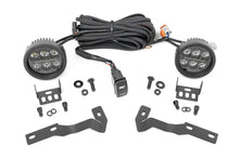 Load image into Gallery viewer, LED Light Kit | Ditch Mount | Black Series Round | 3.5 Inch | Amber DRL | Toyota Tacoma (16-23)