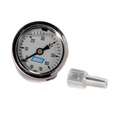 BBK Performance Parts 1617 1986-1993 MUSTANG 5.0 FUEL EFI PRESSURE GAUGE AND ADAPTER 0-60 PSI
