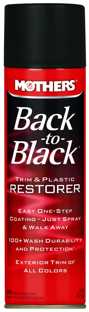 MOTHERS 06110 BACK-TO-BLACK TRIM RESTORER AEROSOL