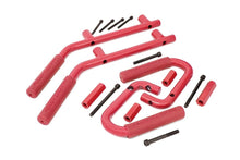 Load image into Gallery viewer, Grab Handles | Steel | FR &amp; RR | Red | Jeep Wrangler JK/Wrangler Unlimited (07-18)