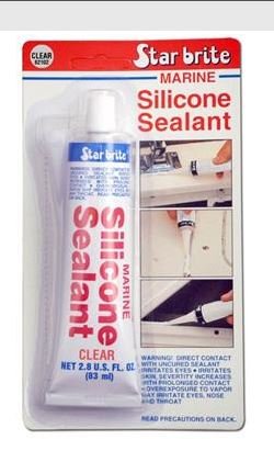 STAR BRITE 082102P SILICONE SEALANT CLEAR 2.8 OZ.