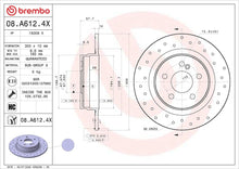 Load image into Gallery viewer, Brembo 08A6124XC02 BRAKE DISC