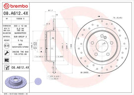 Brembo 08A6124XC02 BRAKE DISC