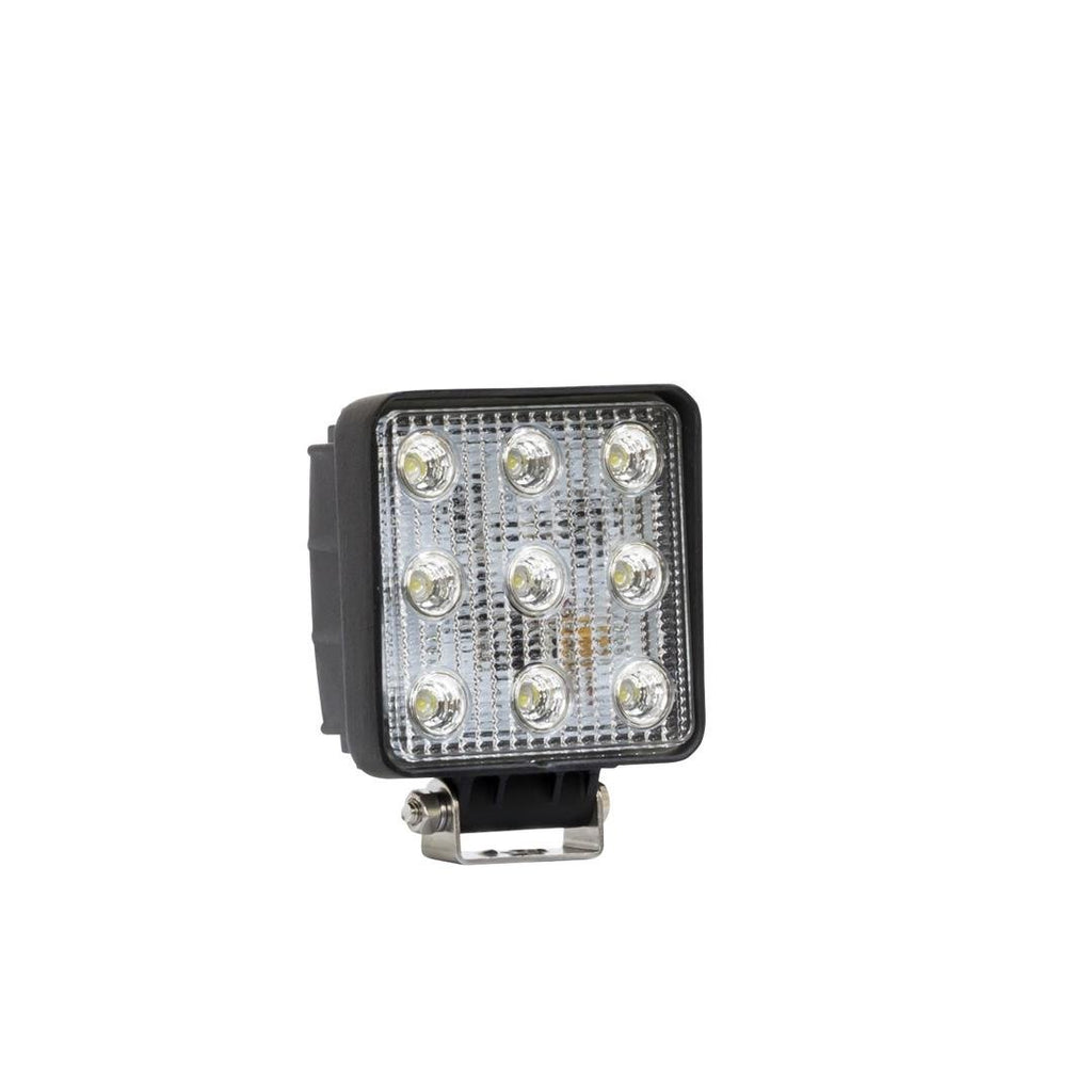 Westin 09-12211B LED Work Light; 4.6 x 5.3 in.; Square; Flood; Incl. Light/Mounting Hardware;