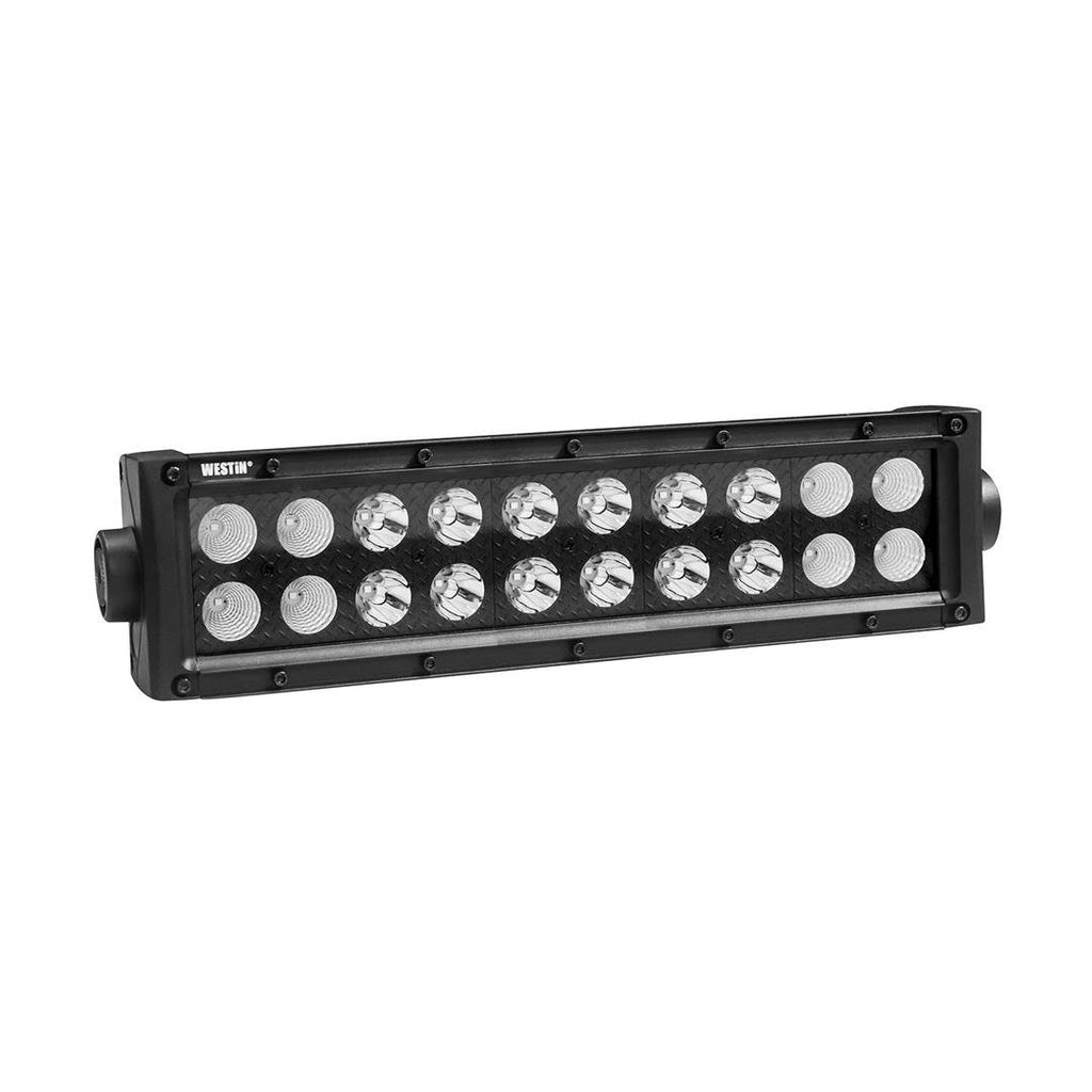 Westin 09-12212-20C B-FORCE Double Row LED Light Bar; 10 inch Combo w/3W Cree; Black;