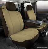FIA SP87-81TAUPE SP80 Series - Seat Protector Poly-Cotton Custom Fit Front Seat Cover - Taupe