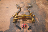 Valvetronic Designs FER488VSESFFAG Ferrari 488 GTB Valved RACE Exhaust System - Free Flow Front Pipes