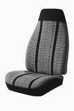 FIA TR45-11BLACK TR40 Series - Wrangler Saddleblanket Custom Fit Rear Seat Cover - Black