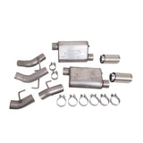 BBK Performance Parts 41065 2010-2015 CAMARO SS 6.2L VARITUNE AXLE BACK EXHAUST KIT (439 STAINLESS)