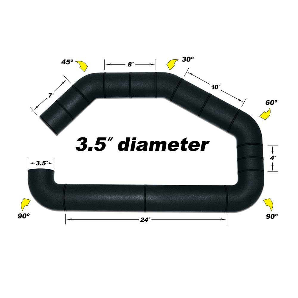 AIRAID 100-350 Engine Cold Air Intake Tube