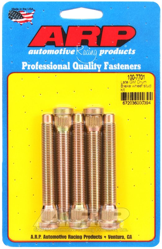 ARP 100-7701 WHL STUD 7/16'X20X2 5/PCK