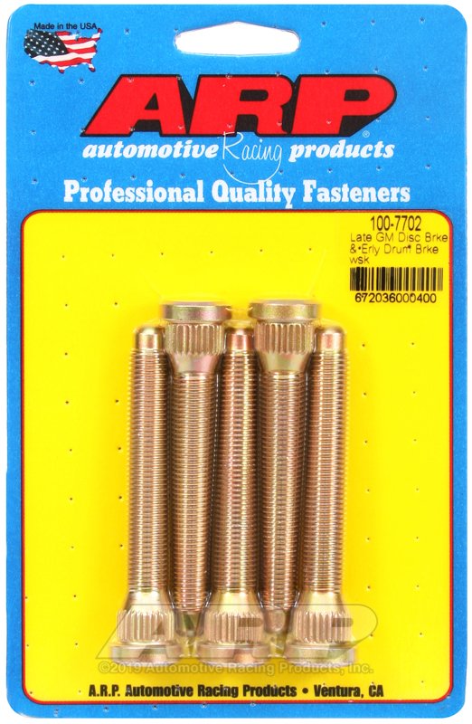 ARP 100-7702 WHL STUD 7/16'X20X2 5/PCK