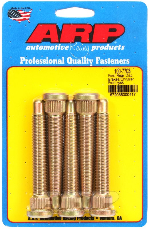 ARP 100-7703 WHL STUD 1/2'X20X3 5/PACK