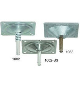 ATTWOOD MARINE 1002-SS ALL STAINLESS SEAT MOUNT