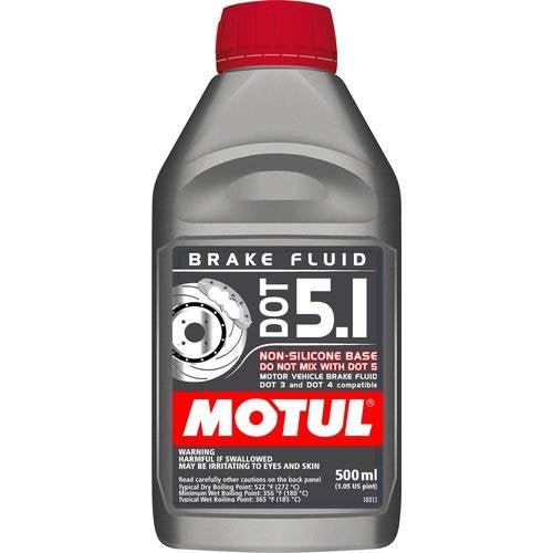 Motul 100951 DOT 5.1 - 0.500L AM - Fully Synthetic Brake Fluid