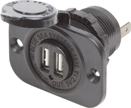 BLUE SEA 1016-BSS DUAL USB CHARGER SOCKET