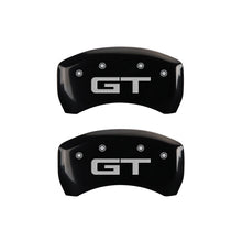 Load image into Gallery viewer, MGP Caliper Covers 10203R2MGBK Rear Set of 2: Black finish, Silver Mustang / GT (2015)
