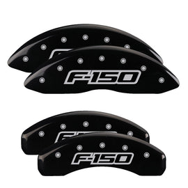MGP Caliper Covers 10219SF15BK Set of 4: Black finish, Silver F-150 (2009)