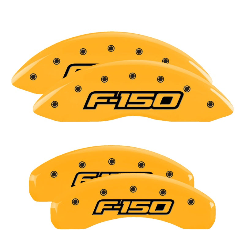 MGP Caliper Covers 10219SF15YL Set of 4: Yellow finish, Black F-150 (2009)
