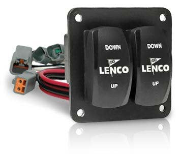 LENCO 10222-211D TRIM TAB SWITCH KITDOUBLE ROCKER