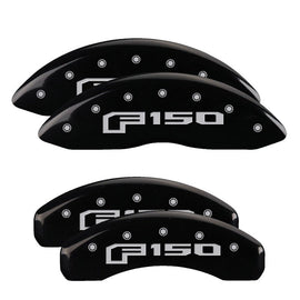 MGP Caliper Covers 10256SF16BK Set of 4: Black finish, Silver F-150 (2015)