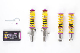 KW 10258004 Height adjustable stainless steel coilover system with pre-configured damping