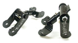 TeraFlex 1033000 Jeep YJ Front 1976-86 CJ Rear Revolver Shackle Kit 2.5 Inch Spring Pair TeraFlex