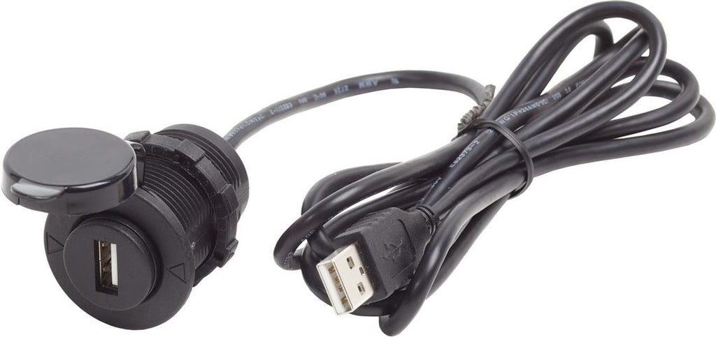 BLUE SEA 1044-BSS 12VDC USB 2.0 PORT W/ EXT CABLE