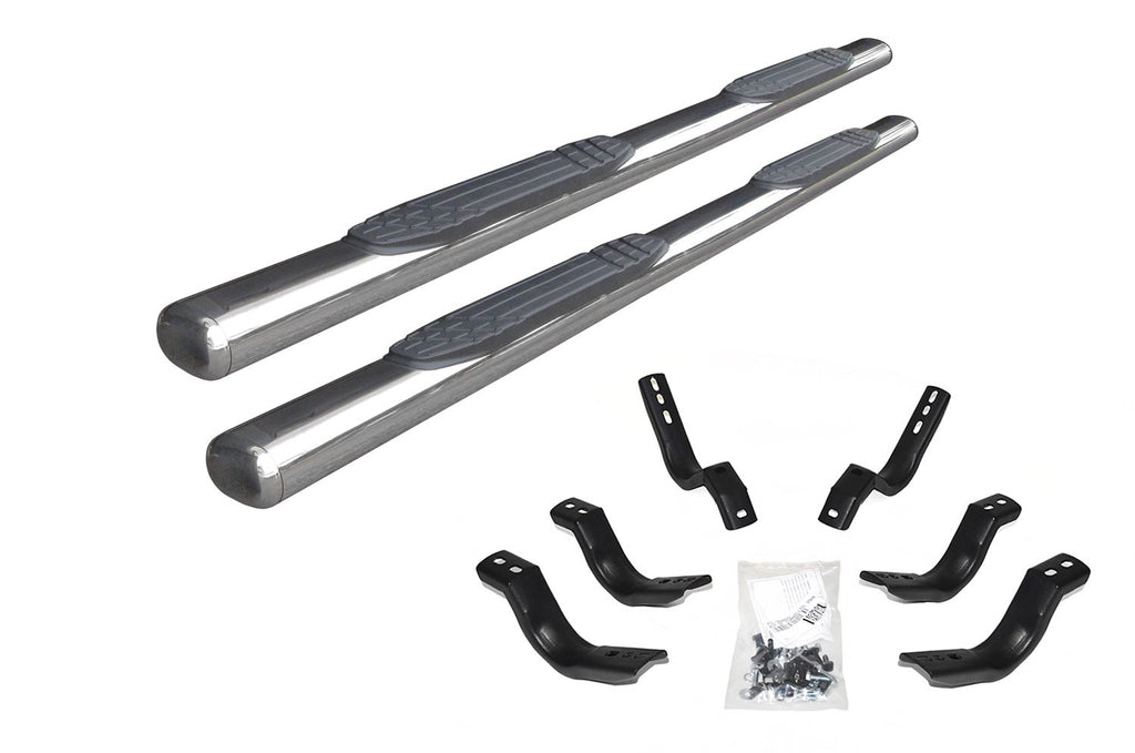 Go Rhino 104415580PS 4" wide step provides enhanced vehicle access at an economical price