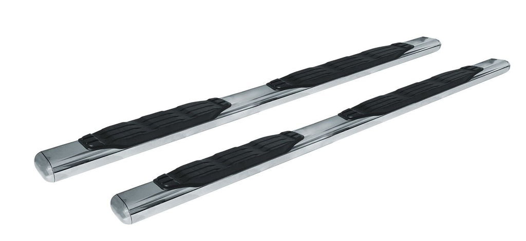 Go Rhino 105404787PS 5" side steps provide enhanced vehicle access with wide step area