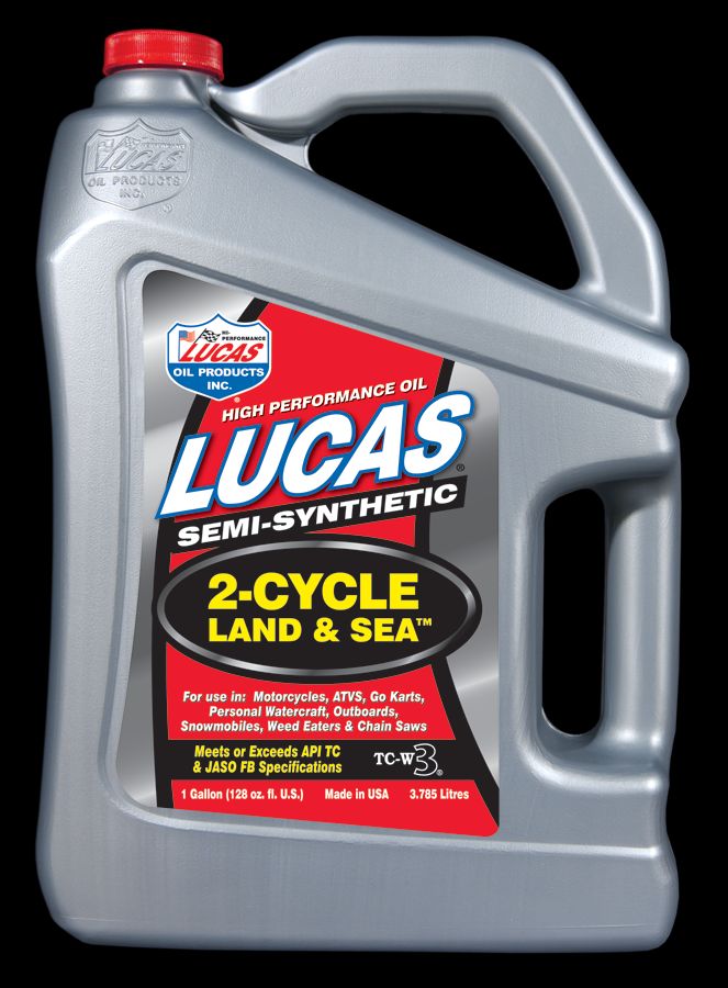 LUCAS OIL 10557 LAND & SEA 2-CYCLE OIL/4X