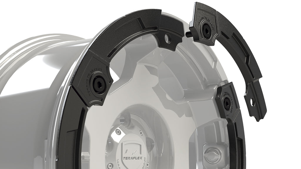 Modular Rash Ring Kit w/ Hardware Black 6-Spoke TeraFlex