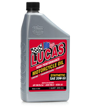 Load image into Gallery viewer, LUCAS OIL 10700 SAE 20W-50 MOTORCYCLE OIL