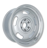 REV Wheels 107S-2958300 Silver Painted Center with Machined Lip that Looks Like a Trim Ring