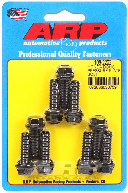 ARP 108-2202 HONDA PRES PLATE BOLT KIT