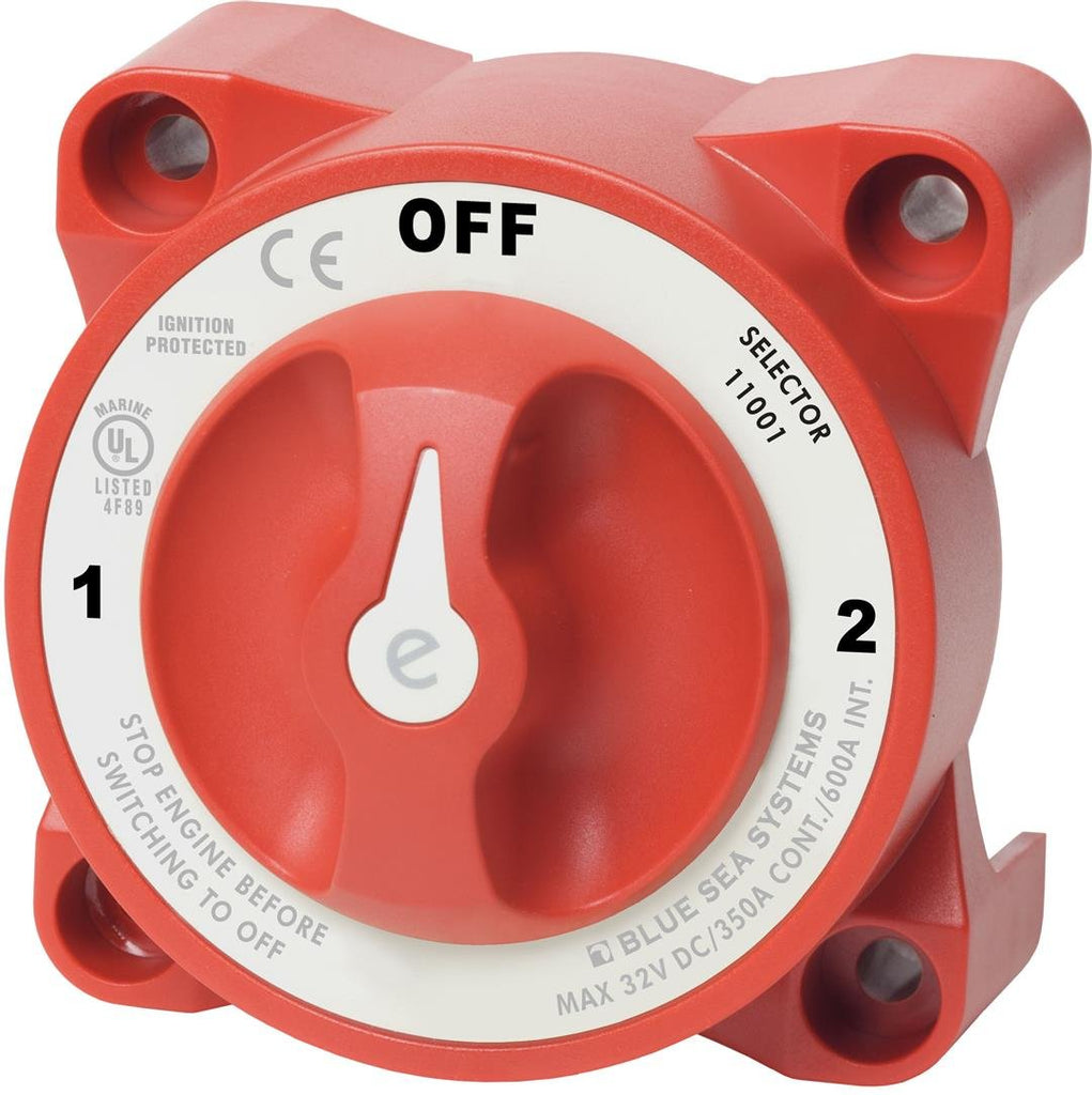 BLUE SEA 11001-BSS SWITCH BATTERY E SELECTOR 3P W/AFD