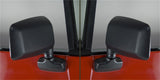 Omix 1100219 Door Mirror Kit; Black; Left And Right;