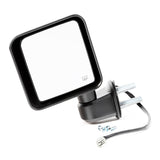 Omix 1100226 Door Mirror; Left; Power; Black; Heated;