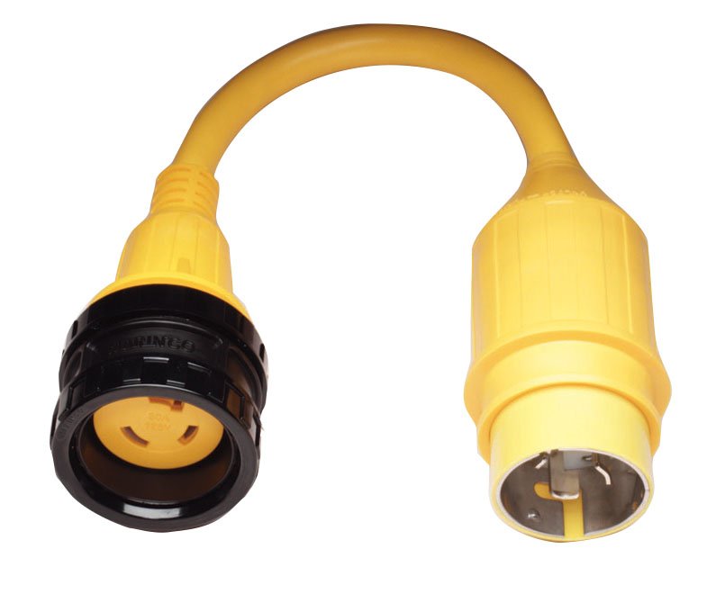 MARINCO 110A PIGTAIL ADAPTER WITH A 50A 125V LOC