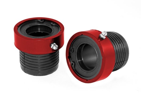 Alloy USA 11105 Axle Tube Seal Kit, Front, Red; 03-18 Wrangler Rubicon, for Dana 44