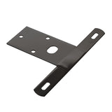 Omix 1113603 License Plate Bracket; Rear; Black;